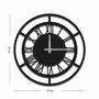 Wallity Reloj de pared decorativo MTS - 005 en negro